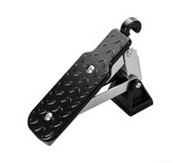 Adjustable Car Door Step 400lbs Load Aluminum Alloy(Black)