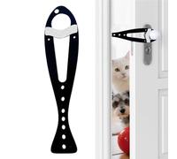 Adjustable Cat Door Latch - No-Drill Pet Door Lock for Cats | Damage-Free Dor Prop to Keep Doors Open for Indoor Pets,Adjustable PP Doorr Prop Foor Pet Entry and Exit