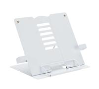 Adjustable Cookbook Stand - Height Desktop Riser and Laptop Holder, Portable Book Holder for Studying, College, Classroom, Library, Living Room, Kitchen, Bedroom, Home Office Reading