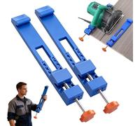 Adjustable Cutting Machine Base Guide - Innovative Circular Saw Guide for Woodworking, Precision Electric Saw Milling Positioning Clamp for Professionals & DIY Cutting Projects (2Pcs)