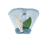 Adjustable Dog Cone Collar - Anti Lick Protective Recovery Cones with Drawstring Fit, Soft Comfortable Pet Neck Guard for Puppies & Dogs | Suitable for Home Yard Travel Walking Use, 43x22x1cm