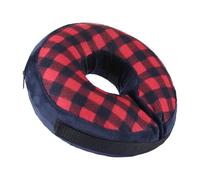 Adjustable Dog Donut Collar, Comfortable Pet Recovery Collar, Cute Donut Shaped Pet Accessory, Soft Chew Resistant Donut Collar for Dogs and Cats (Small, Medium, Large Taille)