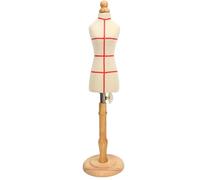 Adjustable Dress Form for Women | Flexible Sewing Mannequin with Sturdy Beechwood Base | Female Tailor Dummy for Garment Fitting / Pattern Making / Design (B)