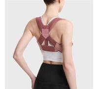 Adjustable Elastic Corset Back Posture Corrector Kyphosis Correction Belt Anti Hunchback Bra Postural Corrector (Color : Rosa Size : L Code) (Rosa M Code)