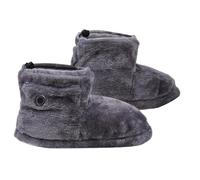 Adjustable Electric Booties - Winter Heated Boots, Indoor Feet Warming, Five Temperature Levels | Women Men Home Comfort, Reading Watching TV Relaxation, Warm Footwear, Soft Plush Material,