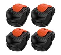 Adjustable Fishing Rods, Holder Clips, 4 Pieces Non-Slip Rack, Multifunctional Rod Clips with Secure Grip, Rod Storage Clamp with Easy Mount Design, Fishing Accessory for Beach Boat Home