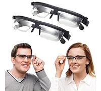 Adjustable Focus Glasses Dial Vision Near and Far Sight, HD Zoom Adjustable Degree Reading Glasses, Distance Reading Glasses for Men Ladies Elderly (2Pcs)