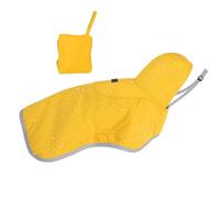 Adjustable Full Coverage Reflective Rim Poncho | Rain Coat For Dogs | Pet Rain Jacket For Travel Hiking Walking Park Puppy Winter Outdoor