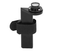 Adjustable Grade Rod Level | Aluminum Pole Bubble Level for Round/Square Poles | Portable Leveling Tool with Strap Design | 1-1.25in Diameter Range, 40 Minute Sensitivity