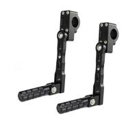 Adjustable Highway Foot Pegs Footrest 32mm Mount Kits For Harley For Davidson For Road King For Street Glide For XL883N For Sportster For Fat For Bob For Dyna,Radiateur