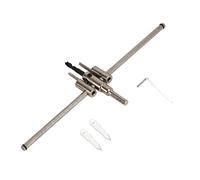 Adjustable Hole Saw 30-300mm | Carbide Tip Circle Cutter for Wood/Plastic/Drywall | Alloy Steel Drill Bit Set for Electric & Bench Drills | DIY Woodworking Tool