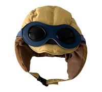 Adjustable Infant Winter Hat With Protective Goggles & Ear Covers Soft Nylon Flight Costume Cap Children's Earmuff Goggles Hat Winter Warm