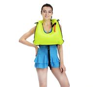 Adjustable Inflatable Swimming Vest for Adults, High Buoyancy Breathable Safety Floatation Swimming Vest for Diving Surfing Swimming Water Sports Activities Gear
