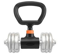 Adjustable Kettlebell Handle - 12 inch Dumbbell Converter | Workout Accessories Adjustable Exercise Equipment Attachment for Weight Lifting Strength Training Home Gym