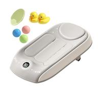 Adjustable Kids Bath, Three Level Height Seat, 15x12 Inches Tub with Temperature Sensing Feature, Bathing Support Chair, Seat with Anti Slip Base, Children for Home Traveling