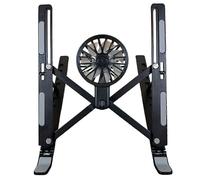 Adjustable Laptop Fan Stand,Durable and Stable Lift Cooling Base,Suitable for 10-17inch Laptops and Tablets A