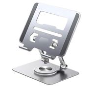 Adjustable Laptop Stand - Rotating Riser for Work | 360 Degree Foldable Computer Support, Universal Notebook Rack Holder, Mobile Cell Accessory, Anti Slip Desk Tool, Compact Portable Stand for Home