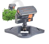 Adjustable Lawn Sprinkler for Large Area Coverage, 4 Spray Modes Automatic Garden Water Sprinkler with Quick Connect Hose System for Grass, Backyard, Plants, and Outdoor Irrigation
