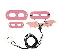 Adjustable Lizard Leash for Bearded Dragons | Soft Reptile Harness for Small Pets | Cute Walking Accessory/Party Costume Sturdy & Lightweight Design (Roseate)