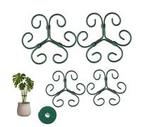Adjustable Monstera Stake - Portable Plant Support Holder, 4.1 Inches Stabilizer Plant Support, Stem Garden Decor, Indoor Use Flexible Design, Plants Accessory Climbing Supports for Home Use