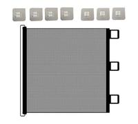 Adjustable Pet Mesh Gate - Retractable Dog Screen for Stairs, Indoor and Outdoor Safety Barrier, Perfect for Kitchens, Hallways, Doorways, Balconies, Terraces, Courtyards, and Home Pet Management