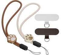 Adjustable Phone Lanyard,Phone Wrist Strap,Camera Wrist Strap,Nylon Hand Strap,Phone Wrist Strap,Brown And White Rice
