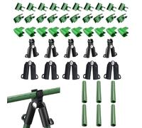 Adjustable Plant Trellis Connector, Adjustable Gardening Supplies - Plant Support Connecting Buckle Clip - for Gardeners Growers Professionals Vegetable Greenhouse Balcony Raised Beds Patio Orchard