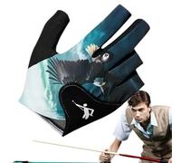 Adjustable Pool Mittens, Quick Drying Left Hand Glove, Breathable Billiard Lightweight Accessory for Pools snoker, Left/right Use | Ideal Men Women Cue Sport Practice Tournament Play Indoor Recreat