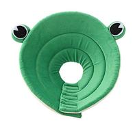 Adjustable Protective - Lick Collar for Dogs & Cats | Soft Sponge Wound Protector After Procedure | Pet Recovery Cone Alternative/Amphibian Design | 4 Sizes S - XL (REXVTNSJDX-04)