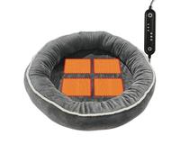 Adjustable Removable Mat Heated Dog Bed Auto Power Off Temp | Winter Kitten Heating Pad for Home Room Corner Travel Floor Bedroom Indoor Outdoor Play Boredom Family Time Living
