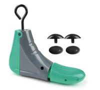 Adjustable Shoe Stretcher, Tennis Shoe Expanders, Adorable 4-Way Expander Tool for Canvas Shoes, Leather Flats, Oxfords, Slippers, Sports Footwear, Men and Women, Green, Orange
