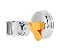 Adjustable Shower Head Holder | Strong Suction Cup for Tile / Glass / Mirror | No Drill Handheld Shower Bracket | ABS Plastic, 4.3x2.8in