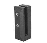 Adjustable Side Mount Glass Spigot Pool Fencing 12mm Stainless Matt Black Railing Pour Rampes D'Escalier