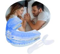 Adjustable Silicone Anti-Snoring Orthosis-Anti-Snoring And Bruxism-Effective Men/Women-Powerful,Adaptable,Dental Safety Blue C01)