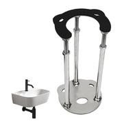 Adjustable Sink Bracket, Kitchen Support Stand, 7-11 Inch Stainless Steel with Reinforced Structure, Heavy Duty Mounting Kit, Stable Sinks Stabilizer, Kitchen Bathroom Sink Support for Counter Use