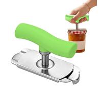 Adjustable Stainless Steel Can Opener - Non Slip Handle For Weak Hands, Bottle Cap Remover, Kitchen Tool For Easy Opening Meal Preparation
