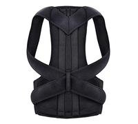 Adjustable Support Shoulder Back Brace Spine Corrector Postural Fixer Tape (Color Size : XL (Black L Code) Decorate