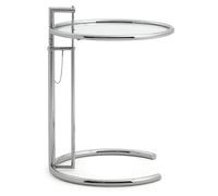 Adjustable Table E 1027 - Table d'appoint Ø52cm/adjustable in height H 64-102cm