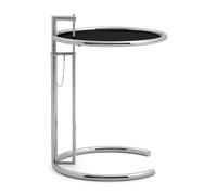 Adjustable Table E 1027 - Table d'appoint Ø52cm/adjustable in height H 64-102cm