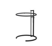Adjustable Table E1027 Table d'appoint ClassiCon - QUICK SHIP Verre noir cristal - 4250682803345