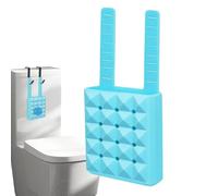 Adjustable Tablet Rack, Cistern Cleaner Hanger Set, 65g Dispenser Mount with Secure, Flush Polymer Bracket System, Lavatory Clip with Minimal Form, Dormitory Spa Studio Use Kit Pack