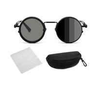 Adjustable Tint Sunglasses, 1 9 Gears Eyewear, 5.63x2.01 inches Sport UV Shades, Round Protective Lens, Customizable Light Control, Perfect for Women Men Driving Fishing Beach Running Cycling Travel