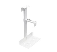 Adjustable Under Desk PC Mount CPU Desktop Computer Holder, Heavy-Duty Wall and Desk Mountable Bracket with Flexible Height and Width for, Office, Home PC Towers