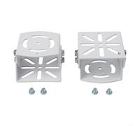 Adjustable Wall Mount for Monitor Camera White pour aluminium(2PCS) | Adjustable viewing angle, white finish, resistant, wall or ceiling install, sl esign