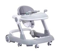 Adjustable Wheeled Walker For Baby With Easy Clean Tray, Foldable Toddler Walker, Wheeled Walker, Anti-Rollover Folding Walker, Push Along Walker With Wheels Christmas Joyful Gift For Baby 6-18 Months