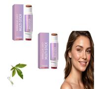 Adjusting Blush Sticks, 2 in 1 Stick Blush Cream for Cheeks and Lips, Long Lasting, Moisturizing, Long Lasting, Natural Looking, Skin Tint Blush Easy to Blend, Waterproof for All Skin Types
