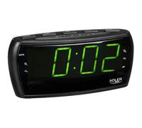 Adler AD 1121, Horloge, Analogique et numérique, AM,FM, Auto tuning, LED, Vert