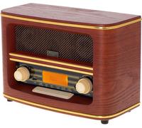 Adler | AD 1187 | Retro Radio | AUX in | Drewniane | Funkcja alarmu