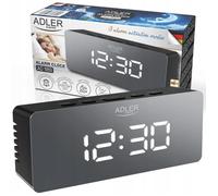 Réveil Adler écran LED mesure de la température noir AD 1189B