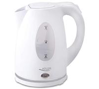 Adler AD 1207 bouilloire électrique, 2000 W, 1.5 liters, Blanc